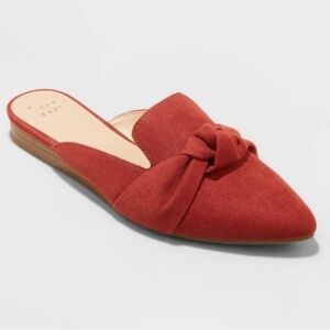 A New Day Paloma Mules Rust Brown 8 1/2